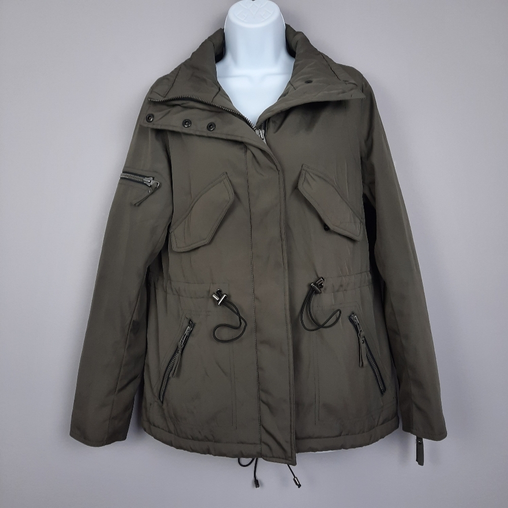 S13 NYC Military Green Anorak Utility Parka Field Jacket size Small
